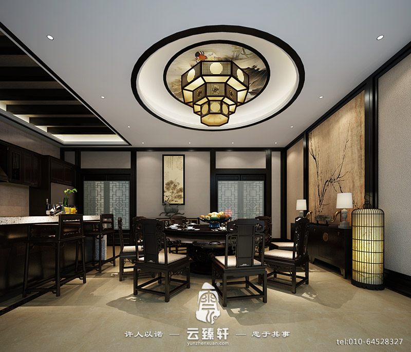 簡(jiǎn)約中式風(fēng)格餐廳裝修效果圖
