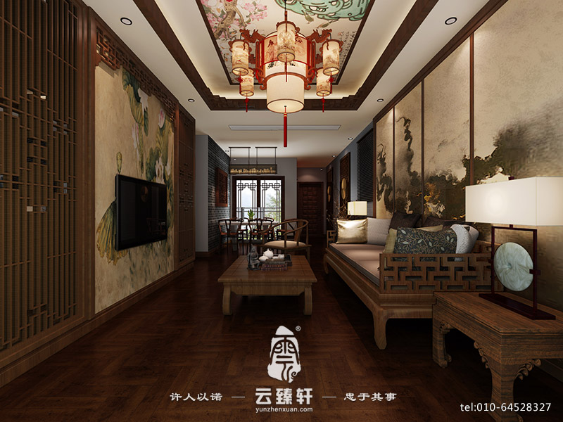 中式客廳地面面積大小的裝修設(shè)計(jì)技巧