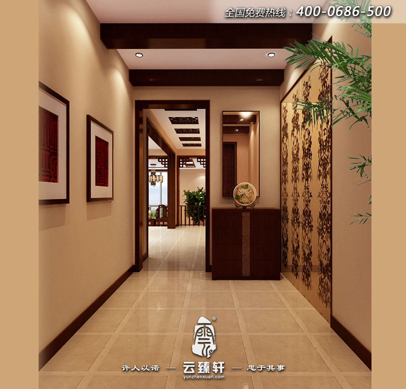 門(mén)廳的玄關(guān)裝飾看似簡(jiǎn)約
