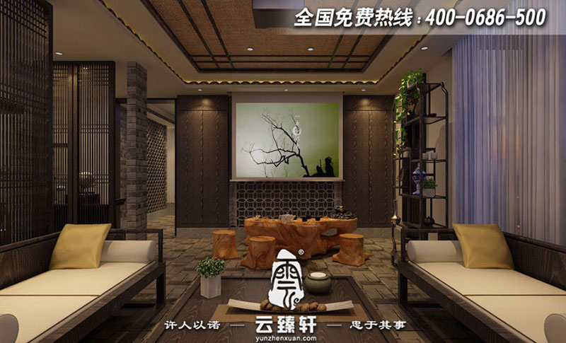茶會所大廳設(shè)計圖片