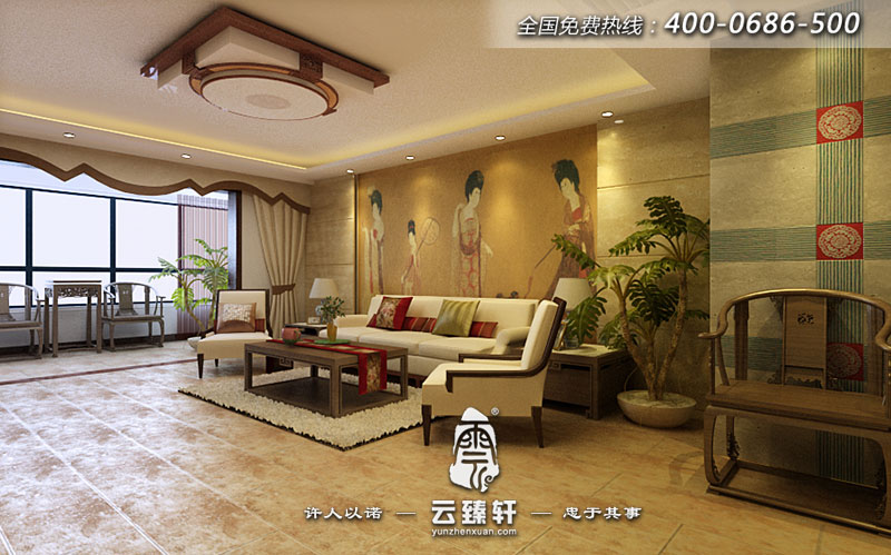 套房中式設(shè)計(jì)效果圖